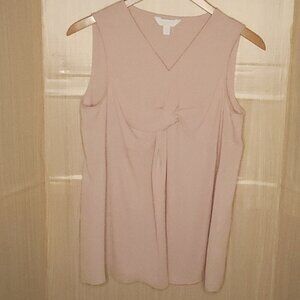 A:Glow Womens Maternity Rose Sleeveless Career Blouse Medium